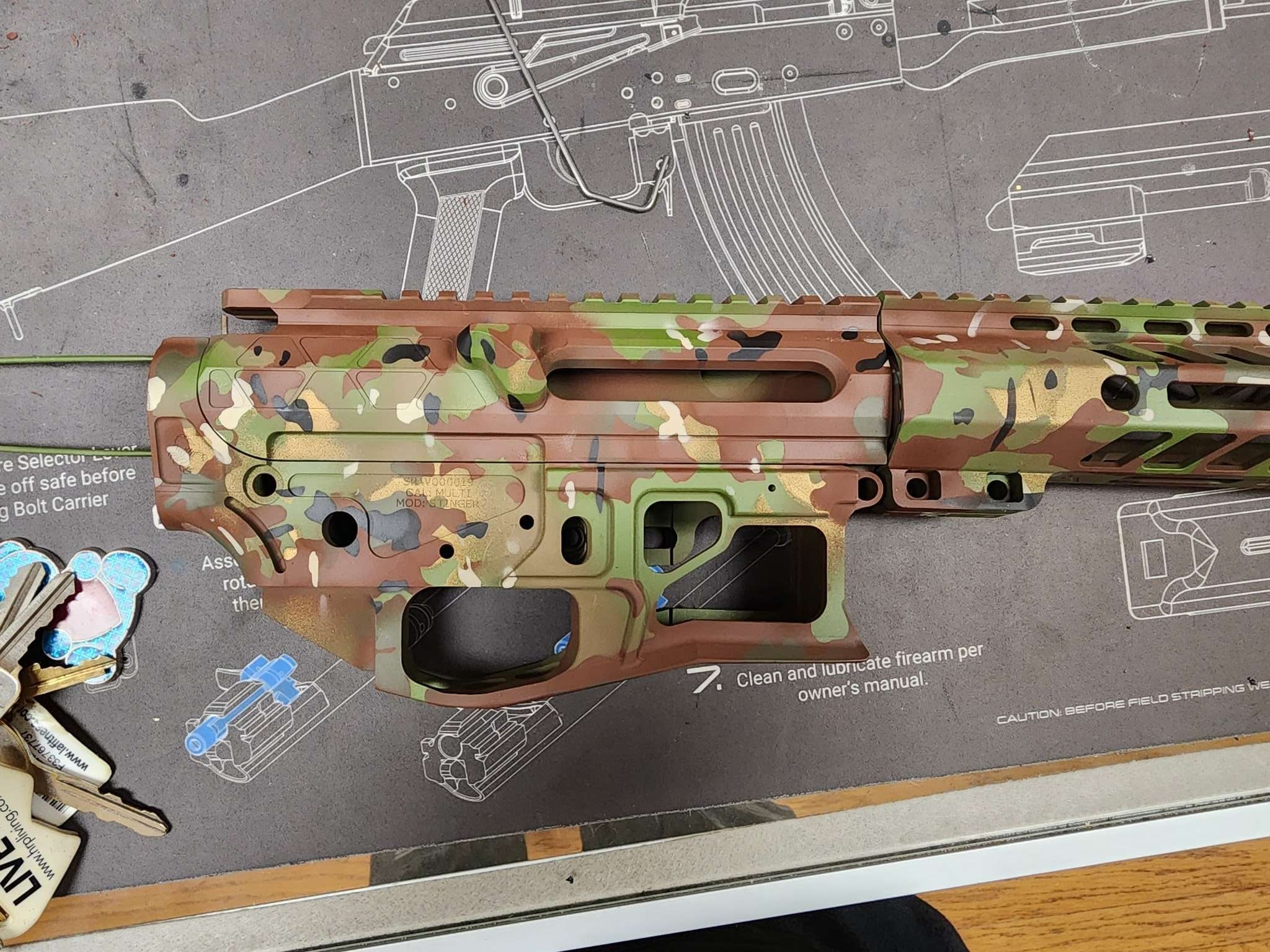 CERAKOTE - 7 Color Multicam pattern
